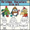 Image for Christmas Characters ClipArt product