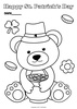 Image for St. Patrick`s Day Printable Coloring Pages for Kids product