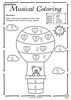 Image for Valentine`s Day Music Worksheets {Line-Space, High-Low} product
