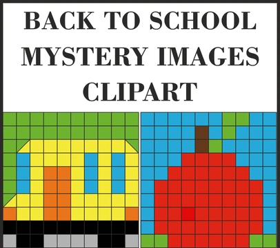 Back to School Mystery Images Clipart