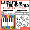Image for The Carnival of the Animals – Music Color by Rhythm Pages product