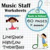 Image for Music Worksheets Bundle | Back to School Themed product
