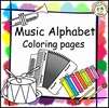 Music Alphabet Coloring pages