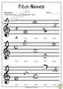 Image for Back to School Treble Clef Note Naming Worksheets product