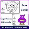 Image for Halloween Monster Music Coloring Worksheets | Notes & Rests product
