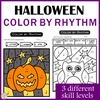 Image for Color by Rhythm Halloween Themed Pages product