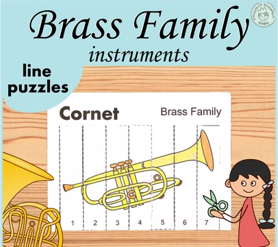 Brass Instruments Line Puzzles