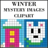 Image for Winter Mystery Pictures Clipart | Pixel Art Images product