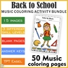 Image for Back to School Color by Music Bundle product