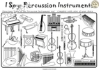 Image for I Spy Instrument Families Coloring Games product