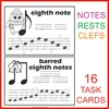 Image for Music Tracing Task Cards for Christmas product