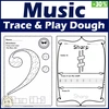 Image for Music Tracing Activities Bundle for Kids | Drawing Notes Practice product