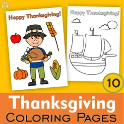 Image for Thanksgiving Coloring Pages product