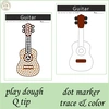 Image for Musical Instrument Worksheets for Preschoolers | Guitar product