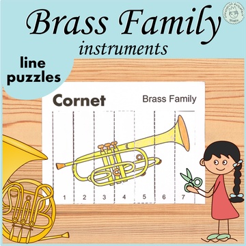 Brass Instruments Line Puzzles