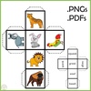 Image for Animal Sounds Vocalize the Picture Game | Paper Blocks product