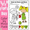 Valentine`s Day Color by Music Pack