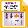 Image for Halloween Music Rhythm Flashcards {Ta, Ti-Ti, Rest} {Google Slides +PDF} product