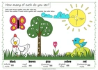 Image for I Spy Music Symbols Coloring Activities | Spring Themed product