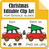 Image for Christmas Editable Clip Art for Google Slides product