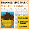 Image for Thanksgiving Music Color by Note Mystery Images product