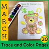 Image for St. Patrick`s Day Picture Tracing Activities for Preschoolers | Pre-handwriting product