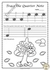 Image for Tracing Music Notes Worksheets for Fall product
