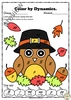 Image for Thanksgiving Color by Music Pages {with answers} product