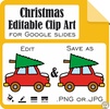 Image for Christmas Editable Clip Art for Google Slides product