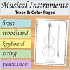 Image for Musical Instruments Trace and Color Pages Pack product