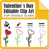 Image for Valentine`s day Vector Editable Clip Art for Google Slides™ | Movable Images product