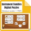 Image for Instrument Families Digital Puzzles {Google Slides + PDF} product