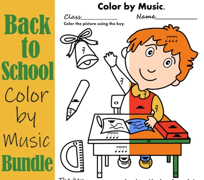 Back to School Color by Music Bundle