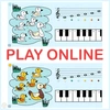 Image for Five Little Ducks Nursery Rhythm | Online Music Game & Color By Note Whorksheet product