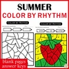 Image for Color by Rhythm Summer Themed Pages {standard notation} product