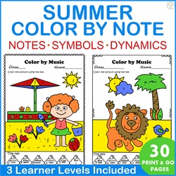 Image for Summer Color by Note Music Pack | Note Rest Dynamics product