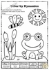 Image for Musical Coloring Pages for Spring {Color by Dynamics} with answers product