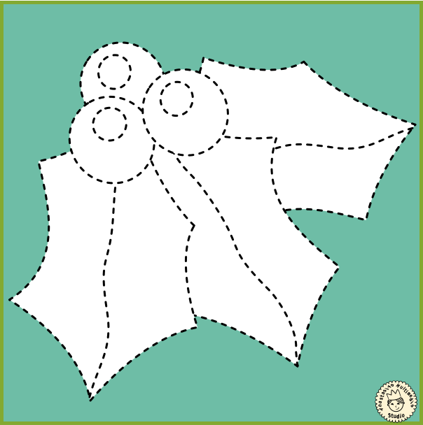 Christmas Tracing Clipart {Ornaments and Decorations} (img # 3)