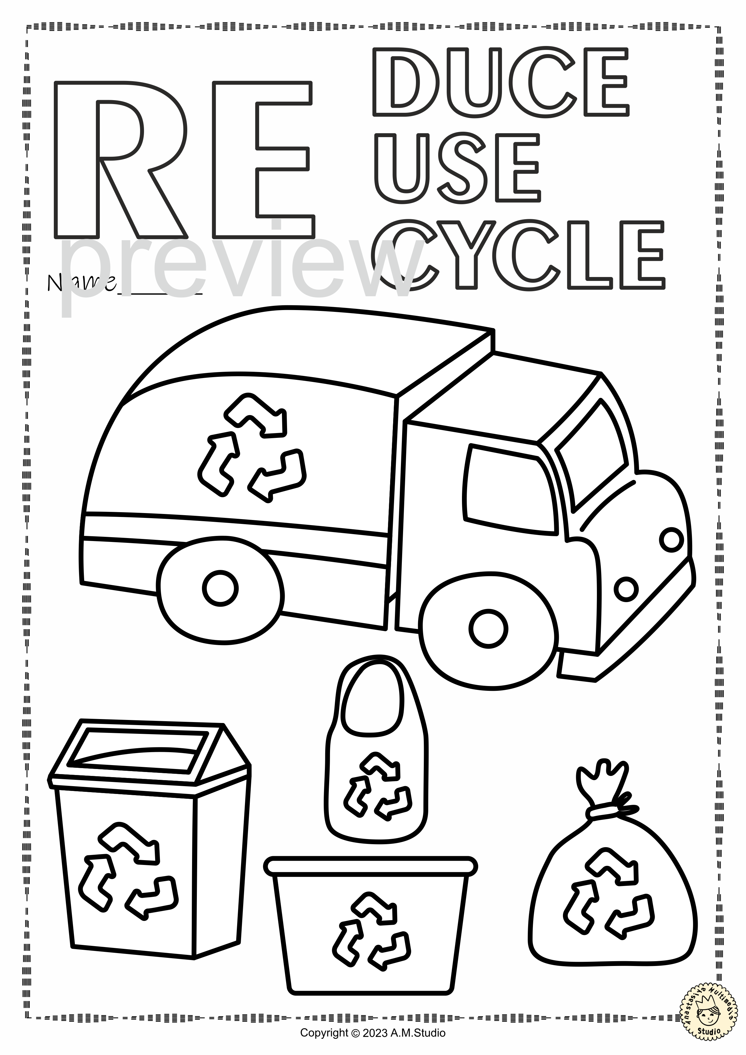 Earth Day Printable Coloring Pages for Kids (img # 3)