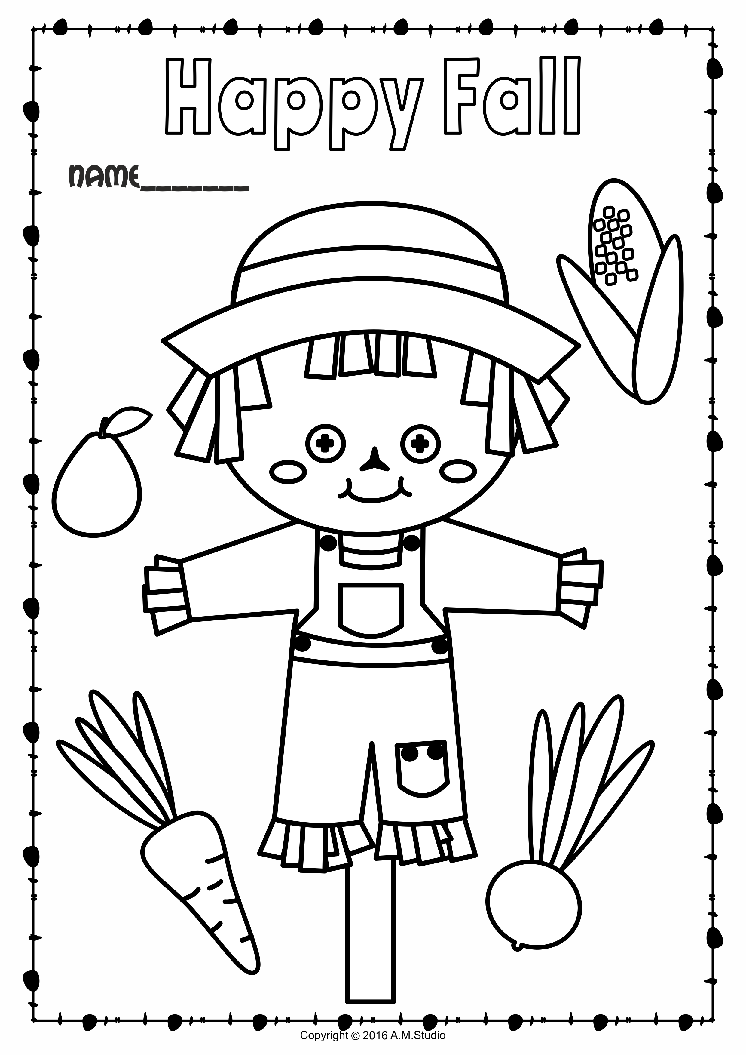 Fall Coloring Pages (img # 1)