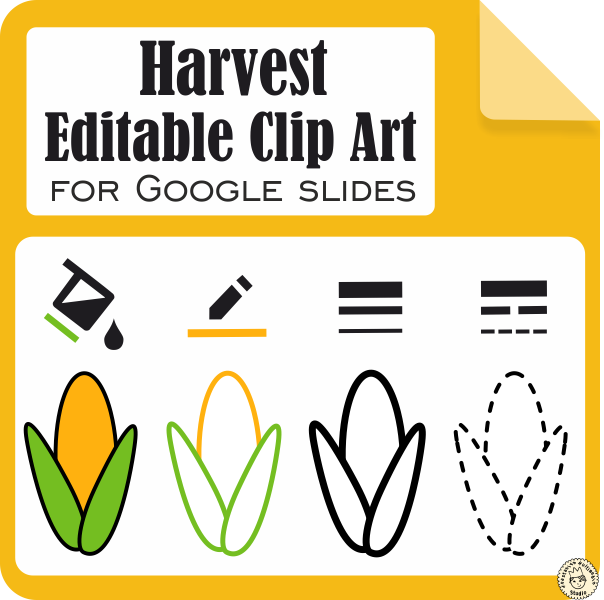 Harvest Editable Clip Art for Google Slides (img # 1)