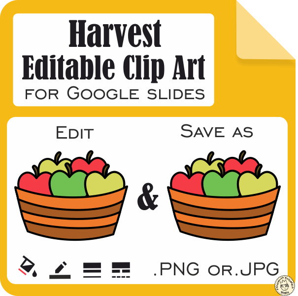 Harvest Editable Clip Art for Google Slides (img # 2)