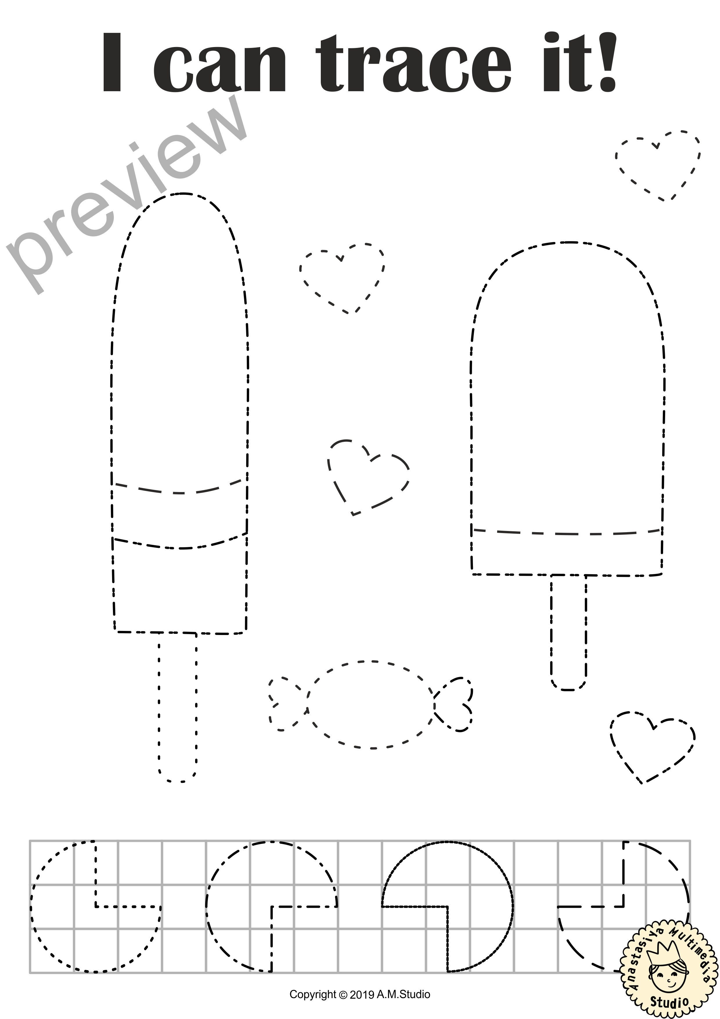 I can trace it! {Valentine’s Day fine motor skill practice} (img # 4)