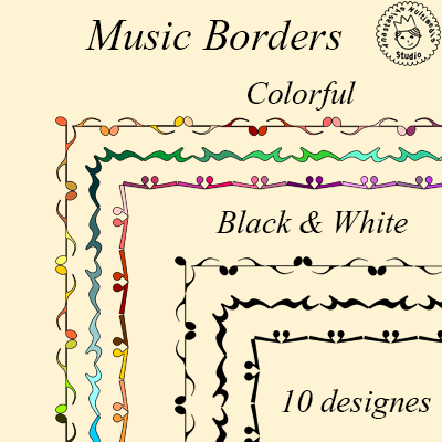 Music Borders (set 1) (img # 1)