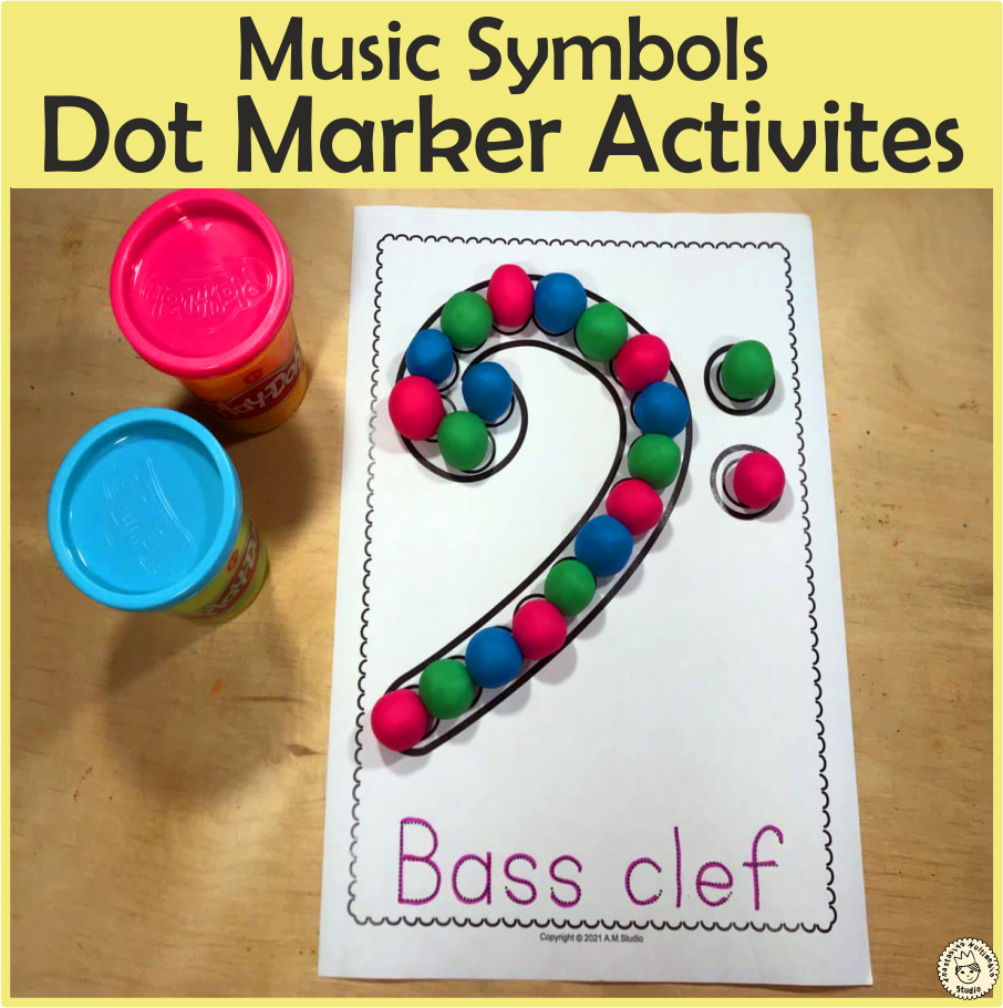 Music Notes & Symbols Dot Marker Activities (img # 1)