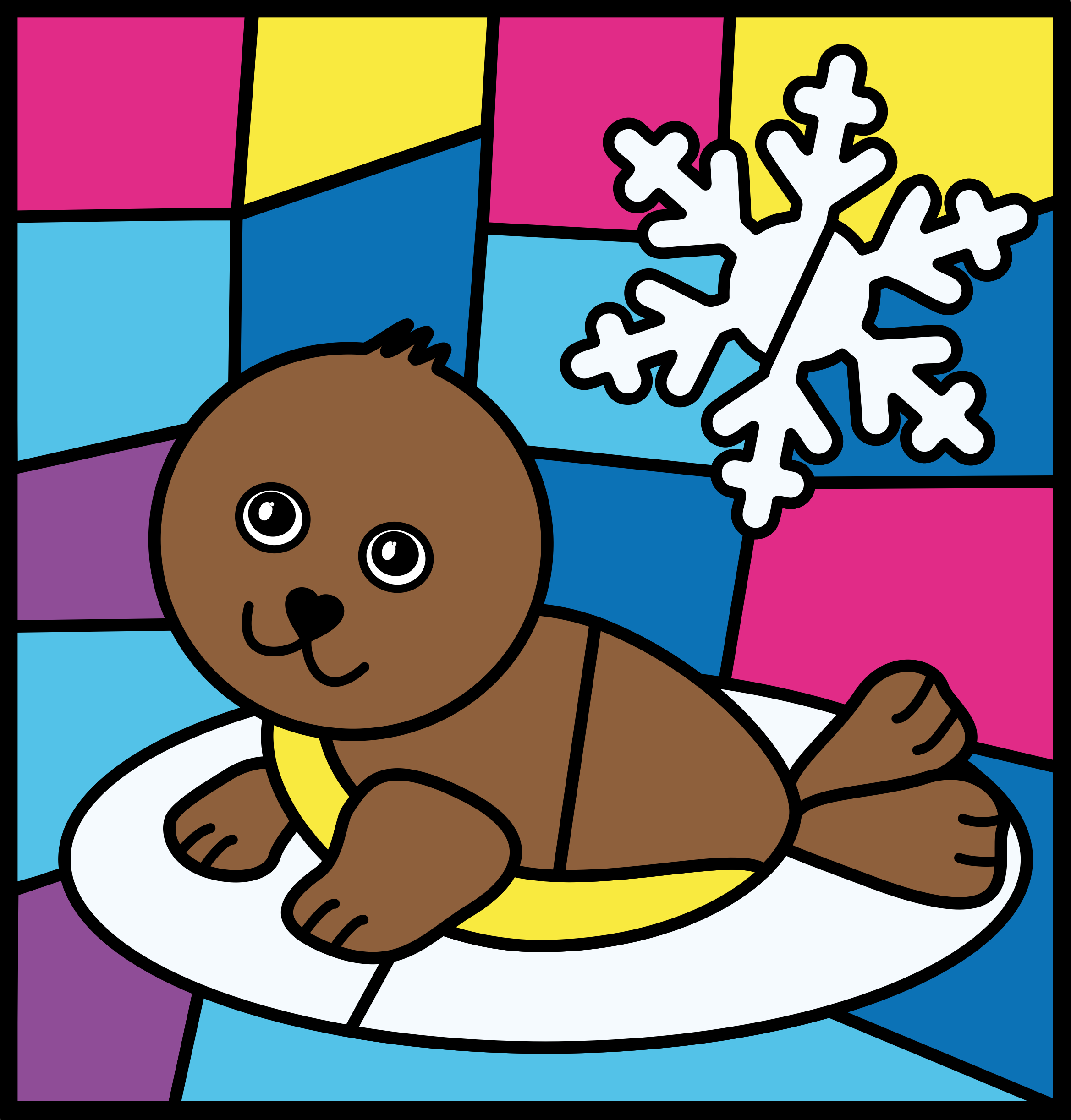 Winter Color By Code Clipart (img # 5)