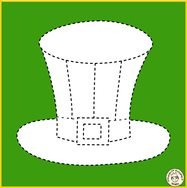 St. Patrick's Day Tracing Clipart (img # 3)