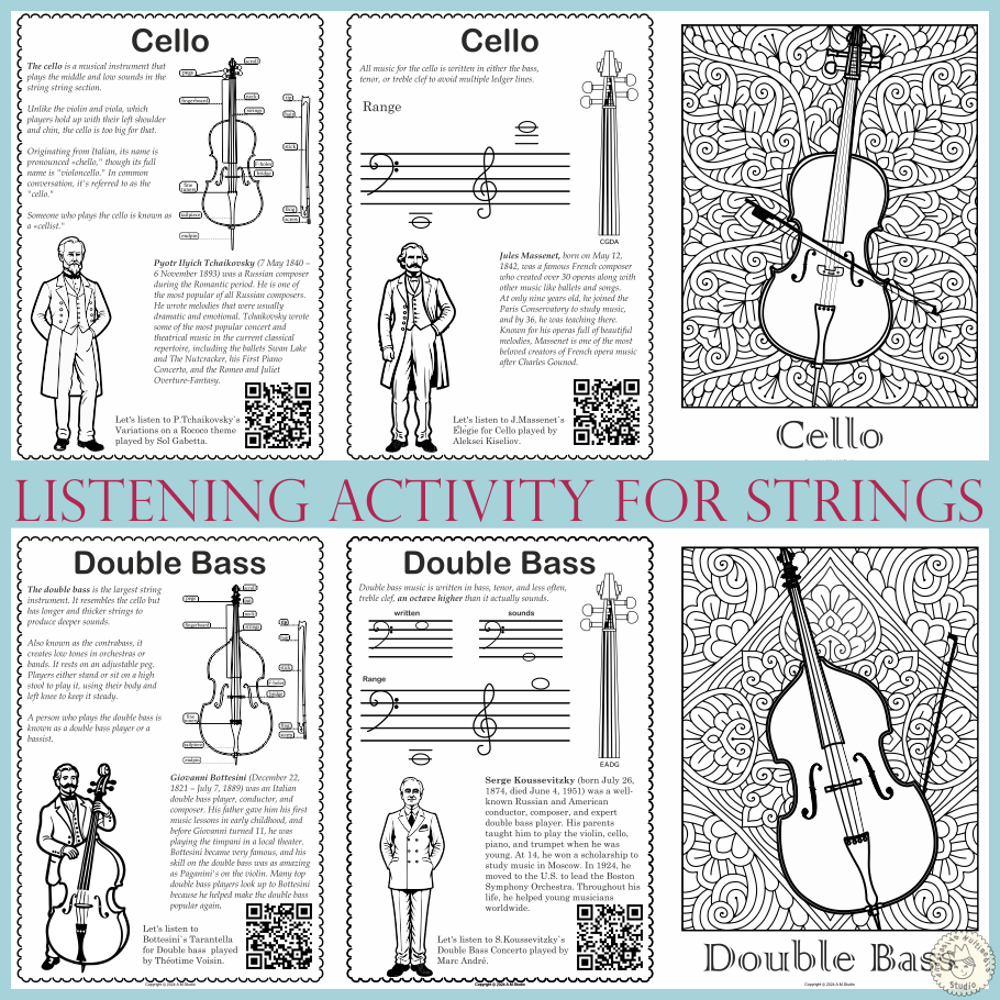 String Orchestra Instruments Listening Unit (img # 2)