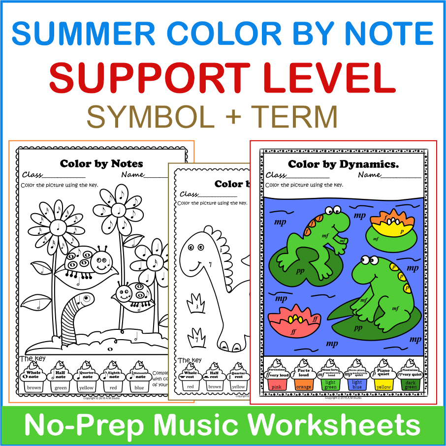 Summer Color by Note Music Pack | Note Rest Dynamics (img # 1)