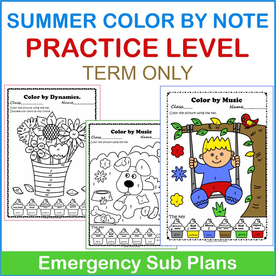 Summer Color by Note Music Pack | Note Rest Dynamics (img # 2)